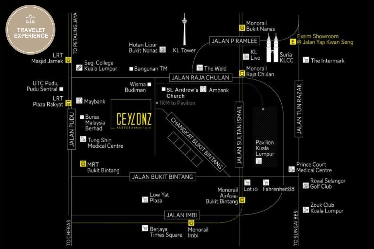 Ceylonz Suite Klcc, Travelet Куала Лумпур Екстериор снимка